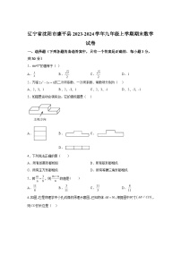 2023-2024学年辽宁省沈阳市康平县九年级（上）学期期末数学试题（含解析）