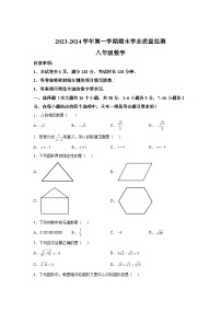 2023-2024学年河北省承德市承德县八年级（上）学期期末数学试题（含解析）