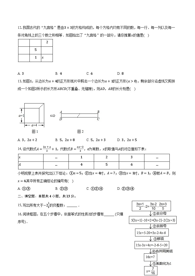2023-2024学年新疆乌鲁木齐八中七年级（上）期末数学试卷（含解析）03