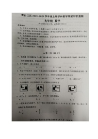 四川省成都市青白江区2023-2024学年九年级上学期期末考试数学试题