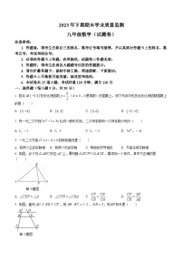 湖南省永州市道县2023-2024学年九年级上学期期末数学试题