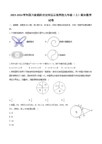 2023-2024学年四川省绵阳市安州区示范学校九年级（上）期末数学试卷（含解析）