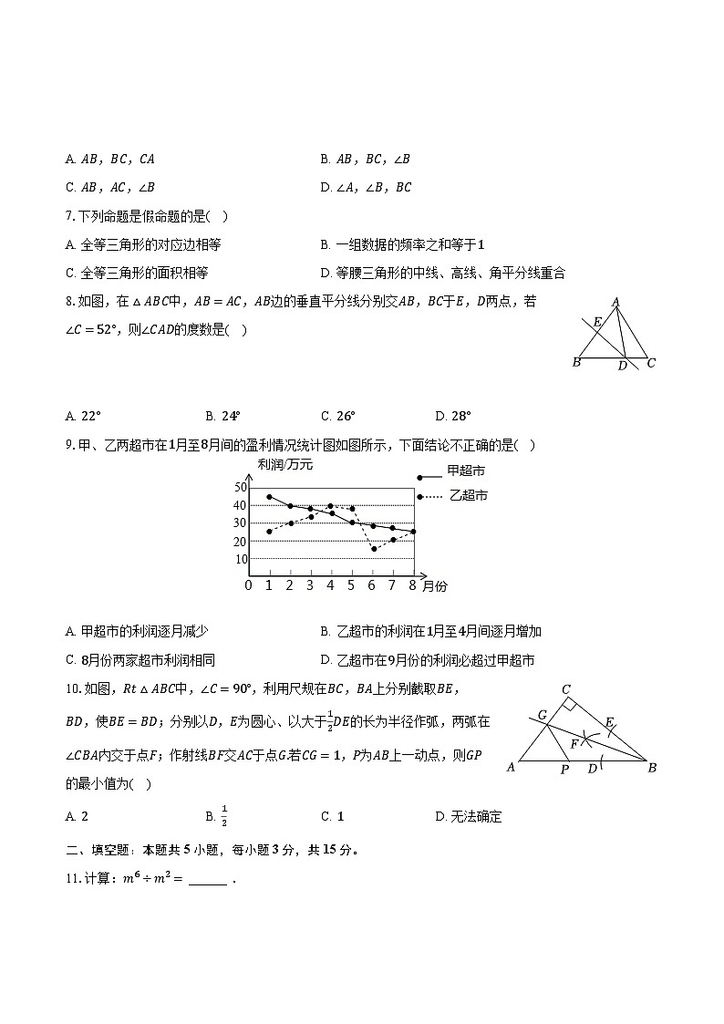 2023-2024学年河南省洛阳市偃师区八年级（上）期末数学试卷（含解析）第2页
