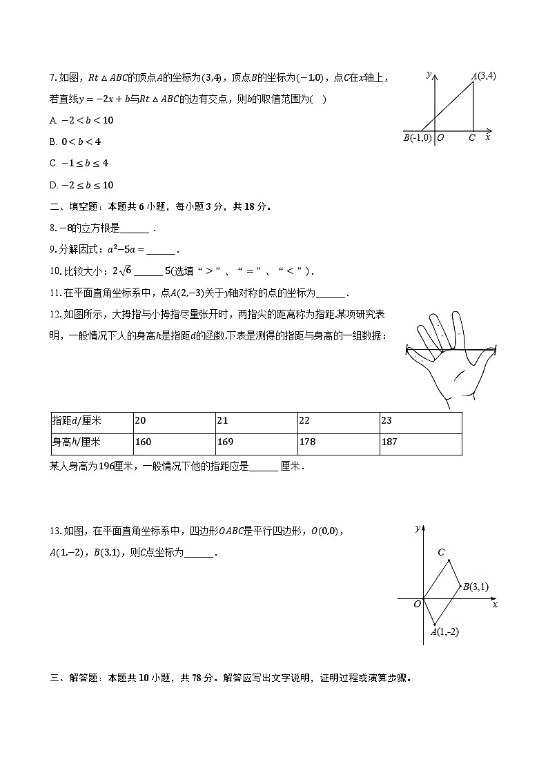 2023-2024学年吉林省第二实验（高新、远洋）学校八年级（上）期末数学试卷（含解析）第2页