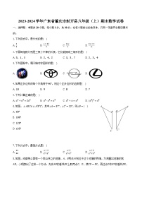 2023-2024学年广东省肇庆市封开县八年级（上）期末数学试卷（含解析）
