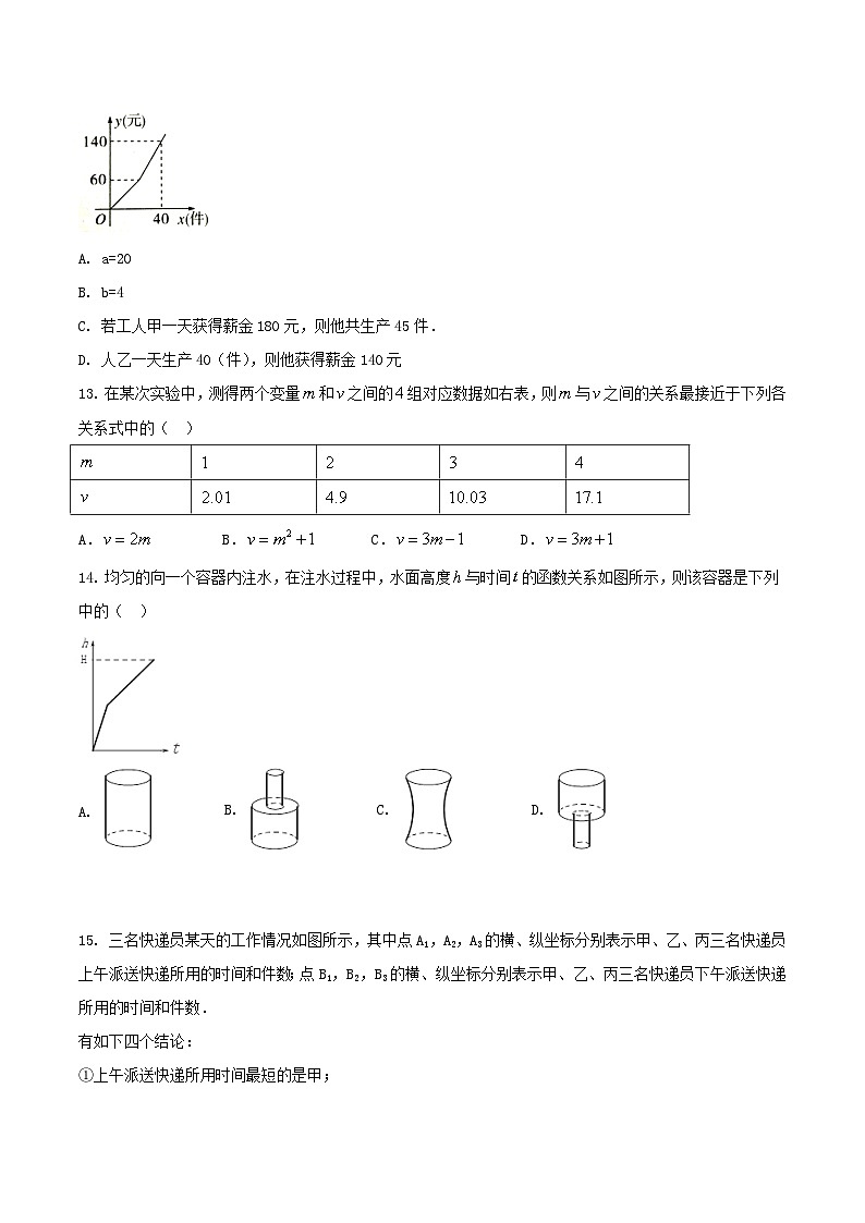 2020-2021学年河北省石家庄市正定县八年级下学期期中数学试题及答案03