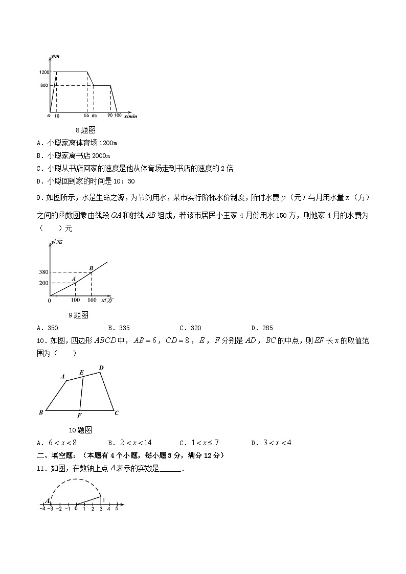 2021-2022学年湖北省十堰市丹江口市八年级下学期期中数学试题及答案02