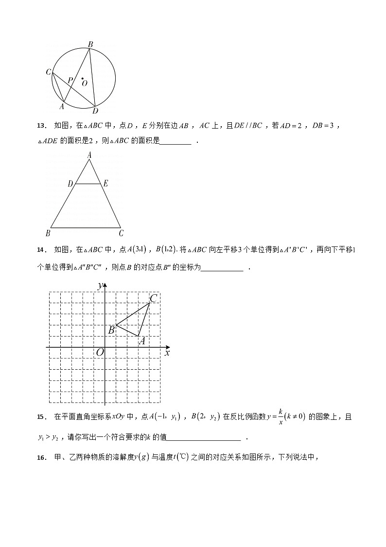北京市延庆区2024年中考一模数学考试试卷附答案03