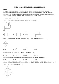 河北省2024年数学九年级第一学期期末模拟试题