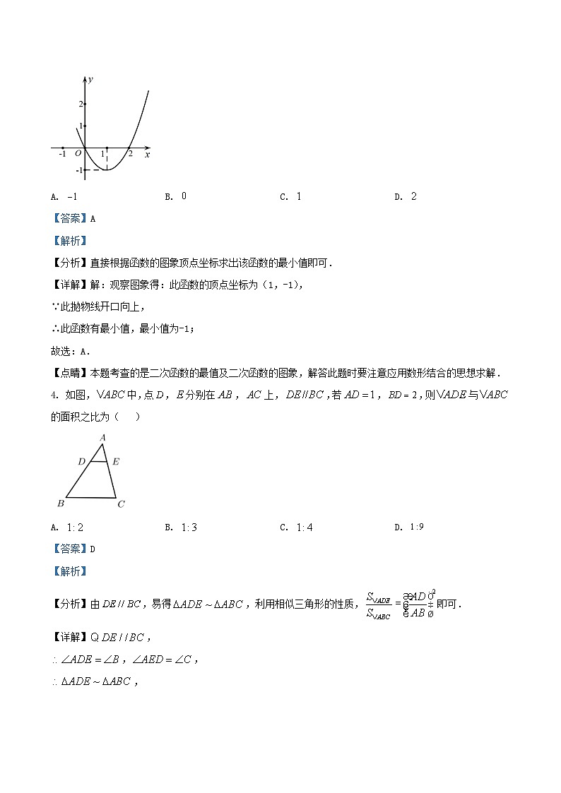 2020-2021学年北京延庆区初三上学期数学期中试卷及答案02