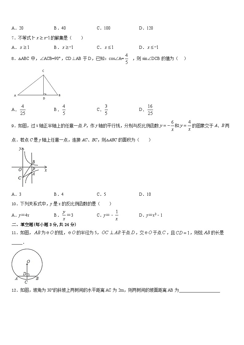 2023-2024学年东莞市重点中学九上数学期末学业质量监测模拟试题含答案02