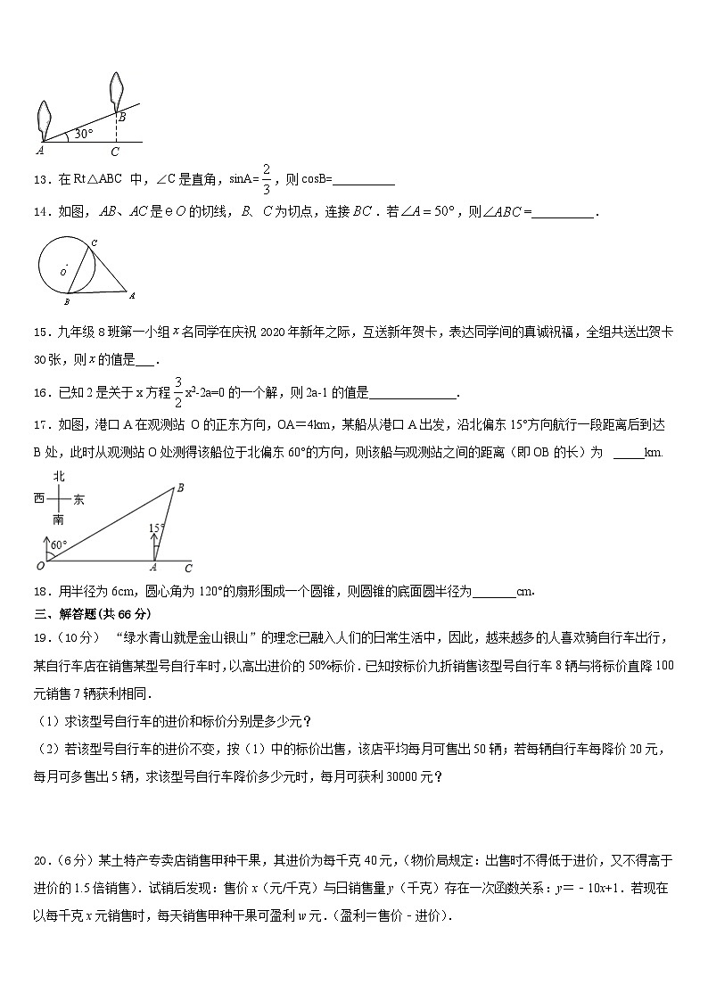 2023-2024学年东莞市重点中学九上数学期末学业质量监测模拟试题含答案03