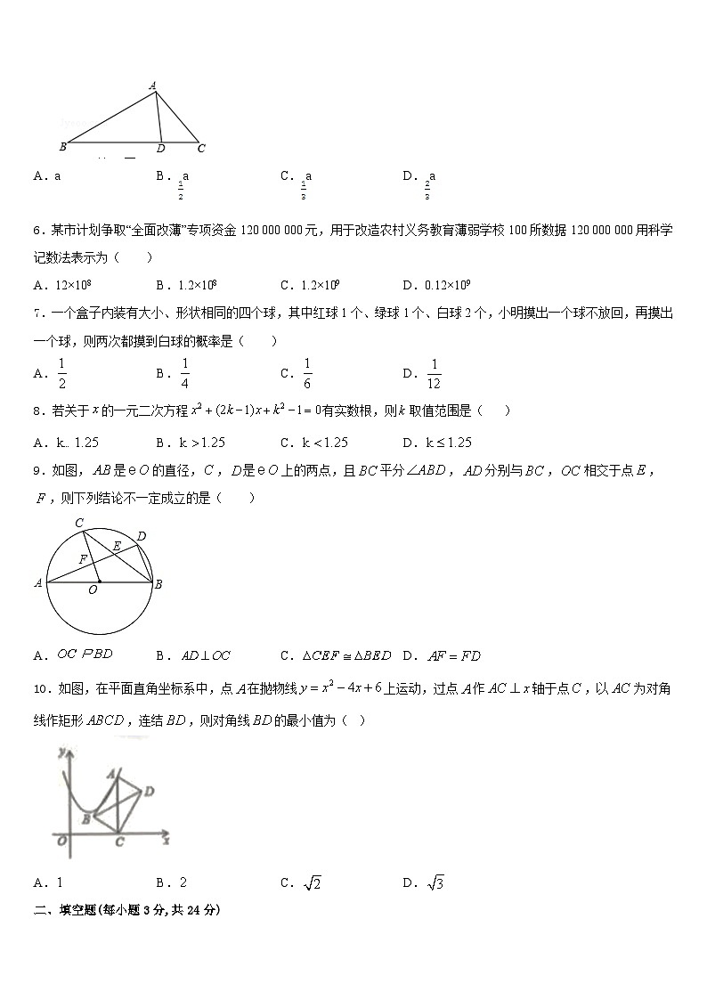 2023-2024学年上海市长宁区9校数学九年级第一学期期末综合测试模拟试题含答案02