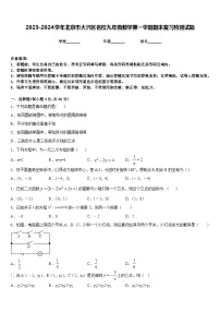 2023-2024学年北京市大兴区名校九年级数学第一学期期末复习检测试题含答案