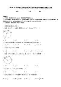 2023-2024学年北京市海淀区师达中学九上数学期末监测模拟试题含答案