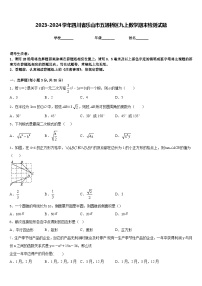 2023-2024学年四川省乐山市五通桥区九上数学期末检测试题含答案