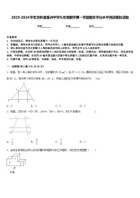 2023-2024学年吉林省重点中学九年级数学第一学期期末学业水平测试模拟试题含答案