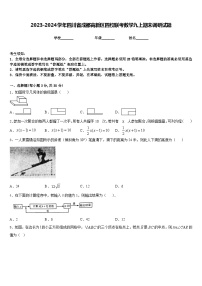 2023-2024学年四川省成都高新区四校联考数学九上期末调研试题含答案