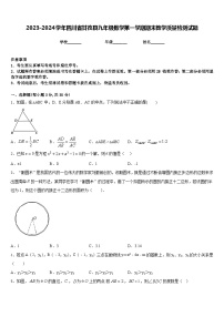 2023-2024学年四川省甘孜县九年级数学第一学期期末教学质量检测试题含答案