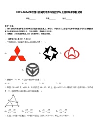 2023-2024学年四川省简阳市养马区数学九上期末联考模拟试题含答案