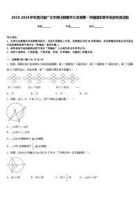 2023-2024学年四川省广元市青川县数学九年级第一学期期末教学质量检测试题含答案