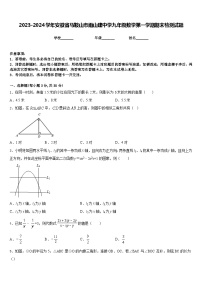 2023-2024学年安徽省马鞍山市雨山建中学九年级数学第一学期期末检测试题含答案