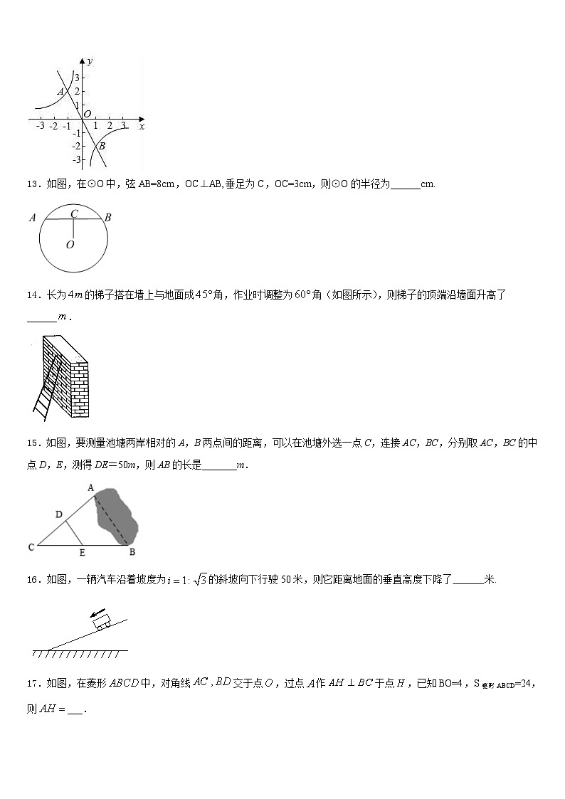 2023-2024学年安徽省芜湖市部分学校九上数学期末教学质量检测试题含答案03