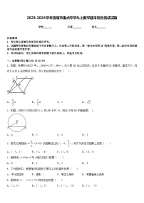 2023-2024学年宣城市重点中学九上数学期末综合测试试题含答案