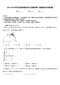 2023-2024学年山东省济南市名校九年级数学第一学期期末复习检测试题含答案