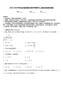 2023-2024学年山东省济南市实验中学数学九上期末达标测试试题含答案