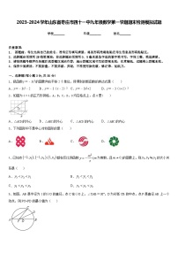 2023-2024学年山东省枣庄市四十一中九年级数学第一学期期末检测模拟试题含答案