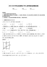 2023-2024学年山东省青岛4中九上数学期末监测模拟试题含答案