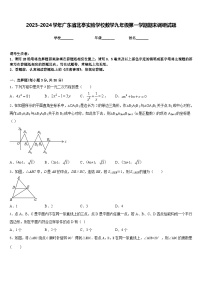 2023-2024学年广东省北亭实验学校数学九年级第一学期期末调研试题含答案