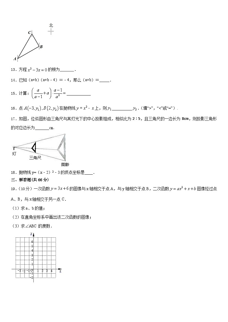 2023-2024学年广东省惠州市龙门县数学九年级第一学期期末调研试题含答案03
