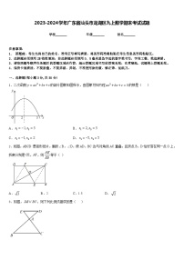 2023-2024学年广东省汕头市龙湖区九上数学期末考试试题含答案