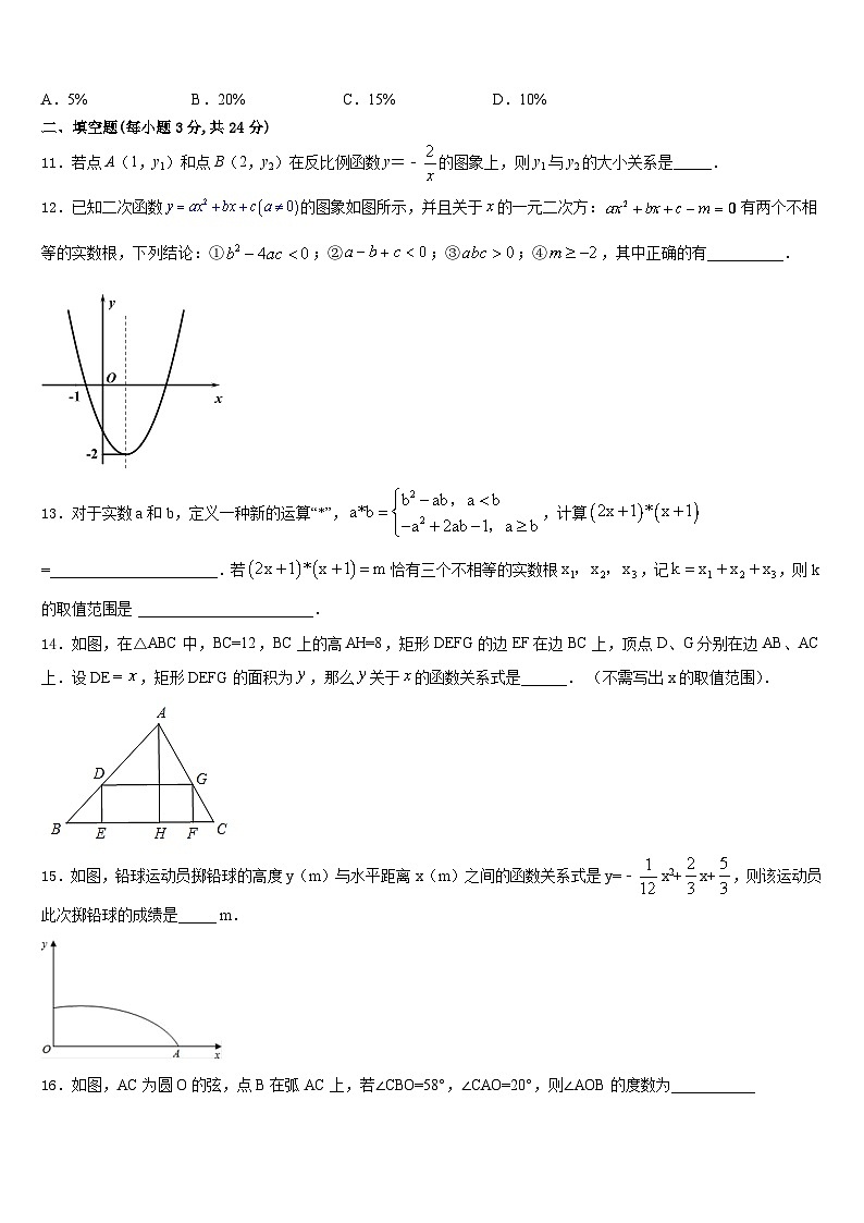 2023-2024学年广东省深圳市宝安区数学九年级第一学期期末经典模拟试题含答案03