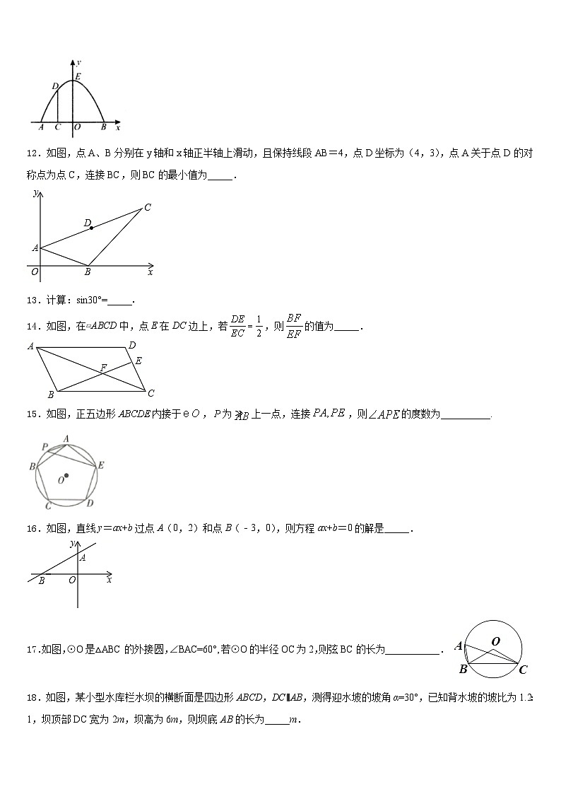 2023-2024学年广州市重点中学九上数学期末预测试题含答案第3页