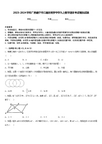 2023-2024学年广西南宁市江南区维罗中学九上数学期末考试模拟试题含答案