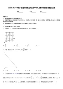 2023-2024学年广东省深圳市龙岗实验中学九上数学期末联考模拟试题含答案