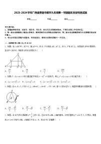 2023-2024学年广西省贵港市数学九年级第一学期期末质量检测试题含答案