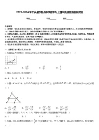 2023-2024学年永州市重点中学数学九上期末质量检测模拟试题含答案