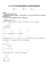 2023-2024学年江西省吉水县数学九上期末教学质量检测试题含答案