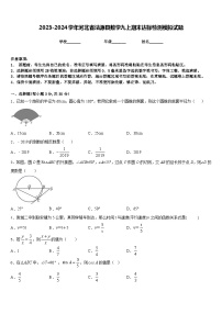 2023-2024学年河北省沽源县数学九上期末达标检测模拟试题含答案