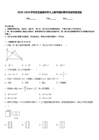 2023-2024学年河北省廊坊市九上数学期末教学质量检测试题含答案