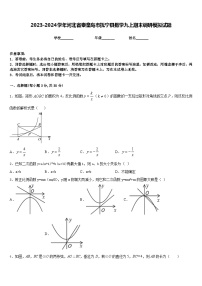 2023-2024学年河北省秦皇岛市抚宁县数学九上期末调研模拟试题含答案