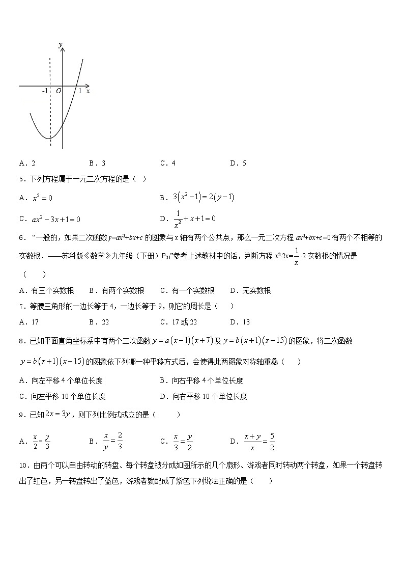 2023-2024学年河北省献县数学九上期末调研模拟试题含答案第2页