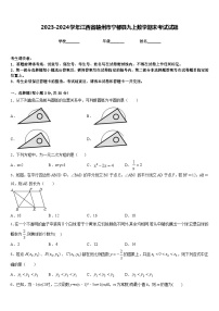 2023-2024学年江西省赣州市宁都县九上数学期末考试试题含答案