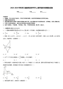 2023-2024学年浙江省温州实验中学九上数学期末经典模拟试题含答案