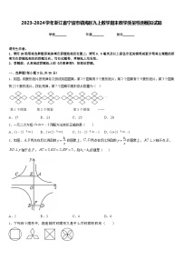 2023-2024学年浙江省宁波市镇海区九上数学期末教学质量检测模拟试题含答案