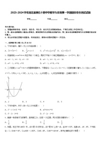 2023-2024学年湖北省黄石十四中学数学九年级第一学期期末综合测试试题含答案